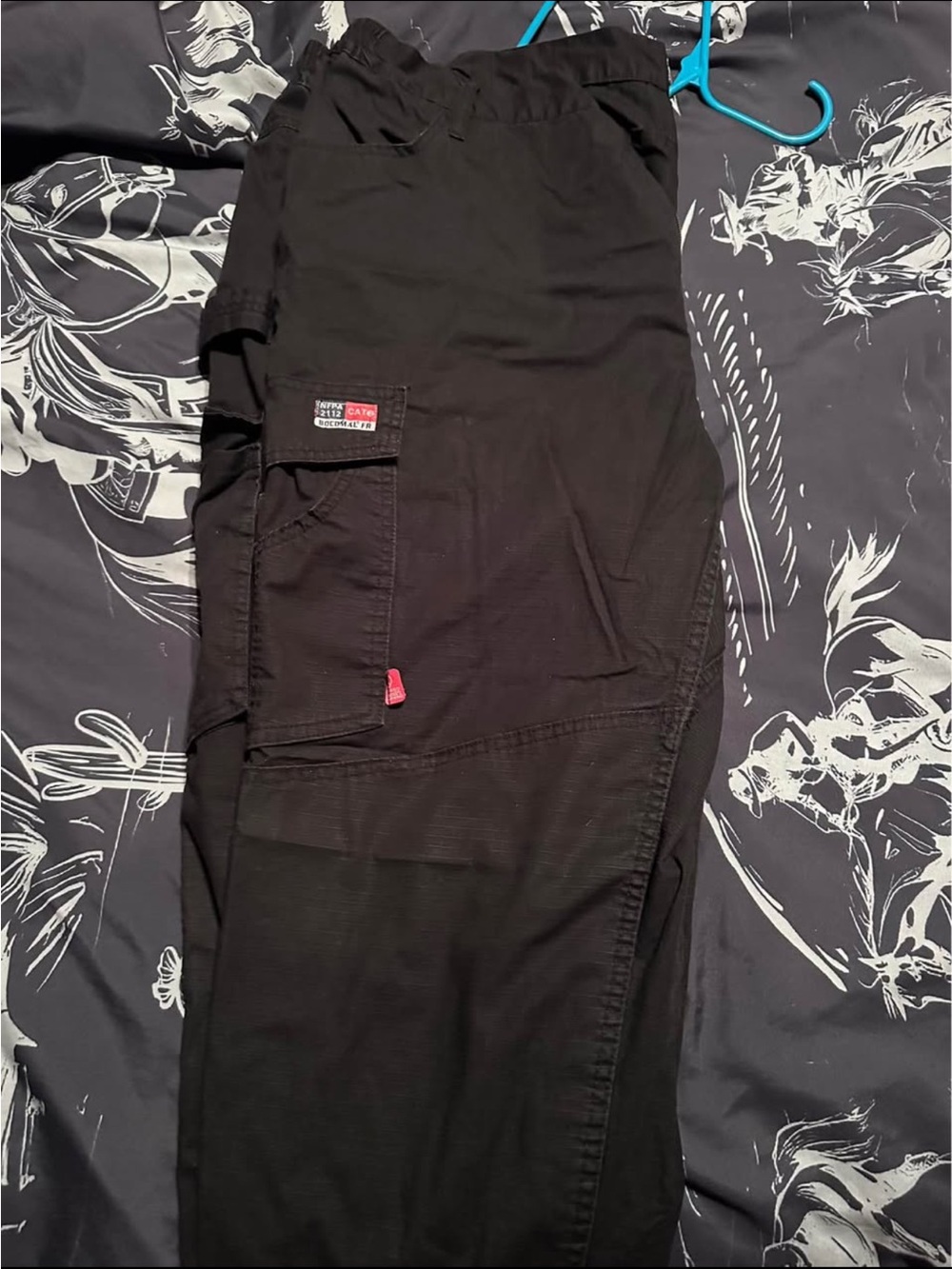Men's Black Cargo Pants - Comfortable Everyday Workwear